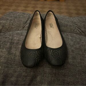 Croft & Barrow Black Laser-Cut Loafers